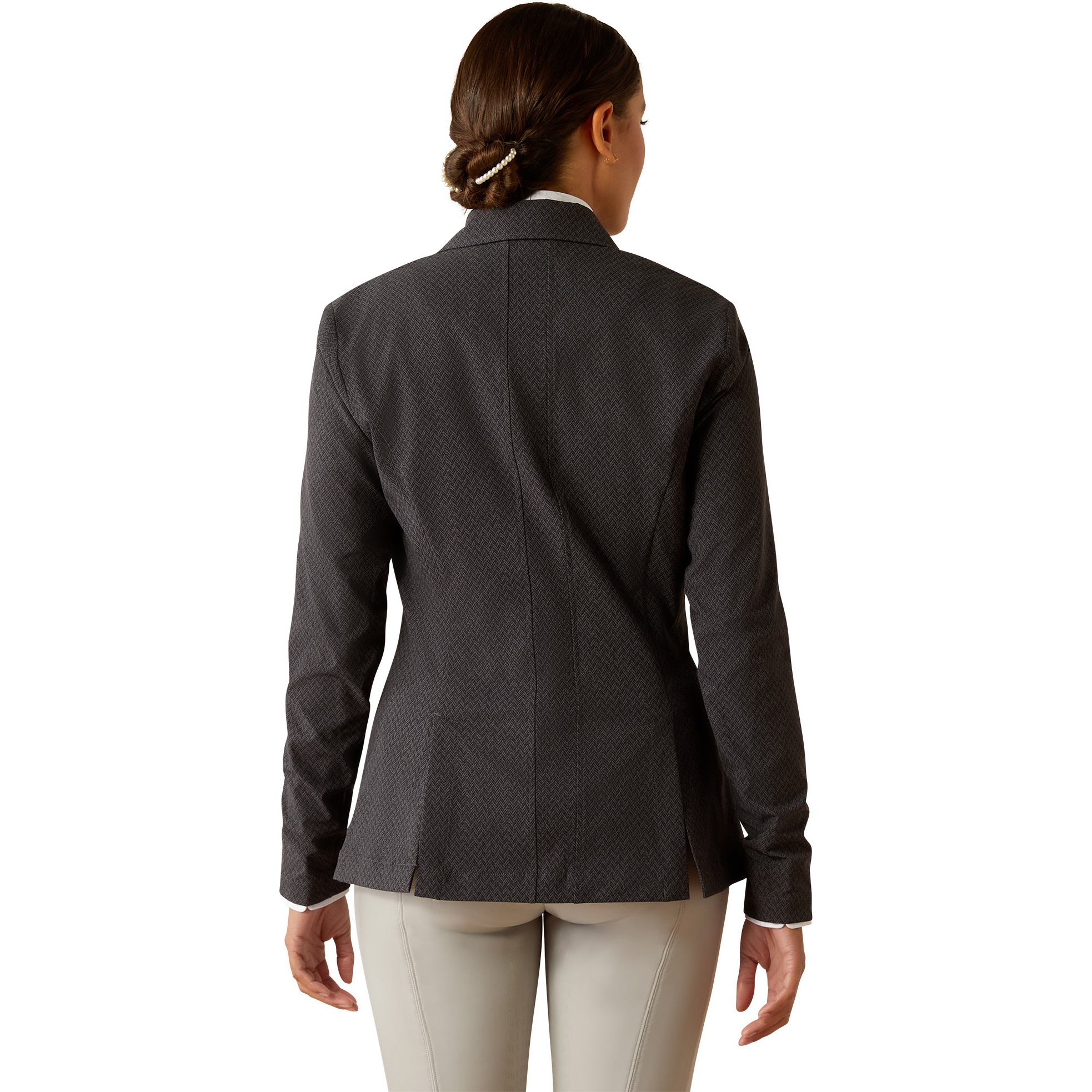 2025 Ariat Womens Artico 2.0 Long Sleeve Show Coat 10054948 - Herringbone Print